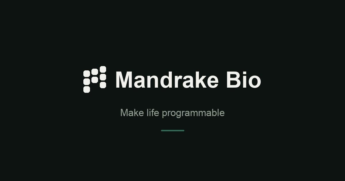 Official company asset: Mandrake Bio
