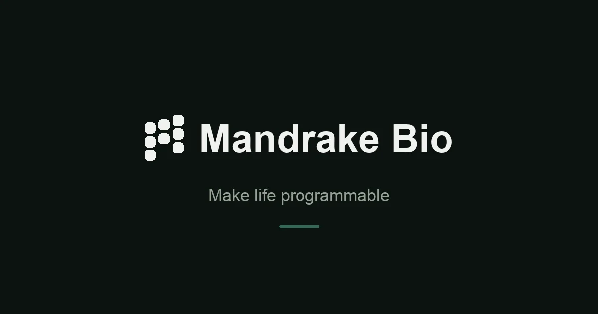 Official company asset: Mandrake Bio