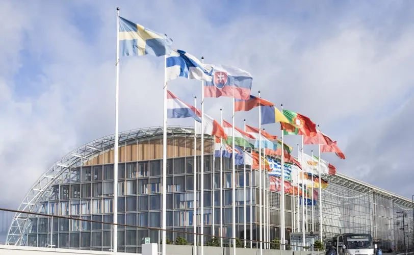 EIB source photograph accompanying its space financing partnership announcement