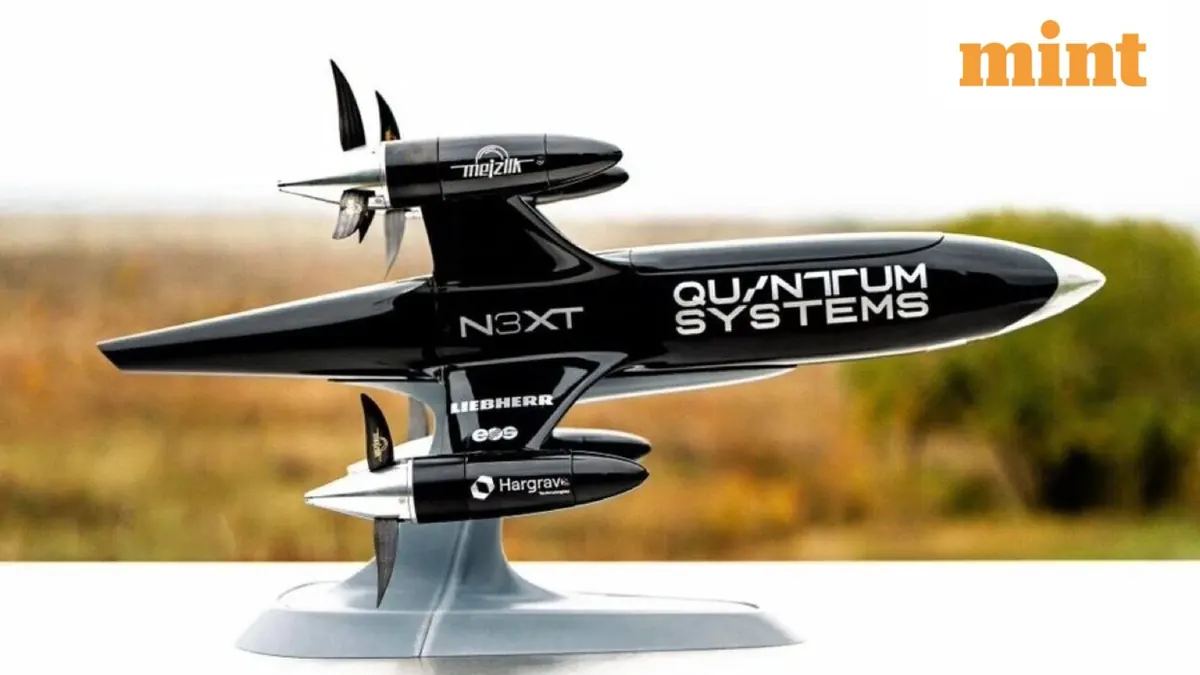 Quantum Systems' Apex Recordhunter battery-electric demonstrator aircraft. Image: Mint