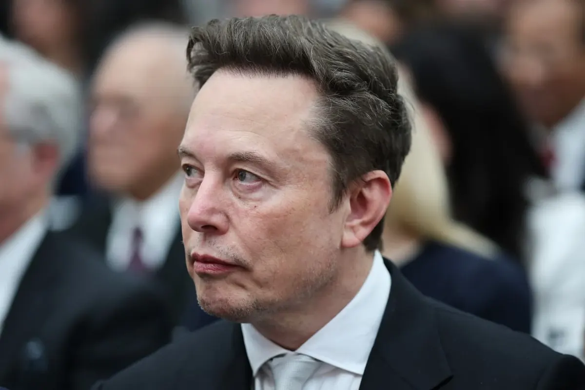 Elon Musk at an October 2026 event in Washington, DC; image from the source report